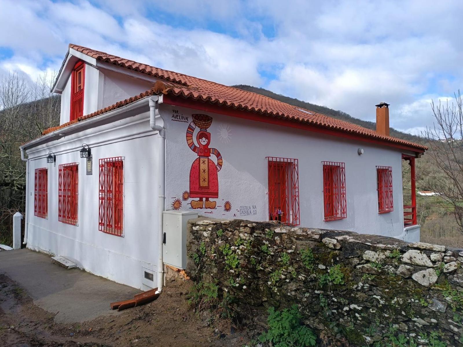 Vila O Salgueiral Castro Caldelas Exteriér fotografie